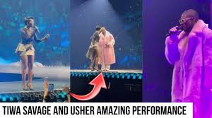 Tiwa Savage & Usher Dazzle Fans at O2 Arena