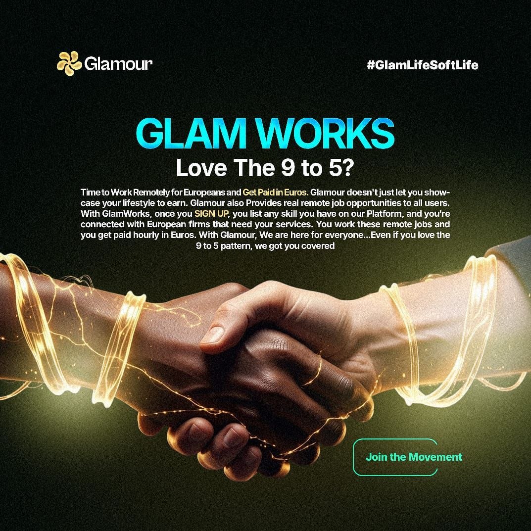 GlamWorks feature on Glamour earning platform Nigeria