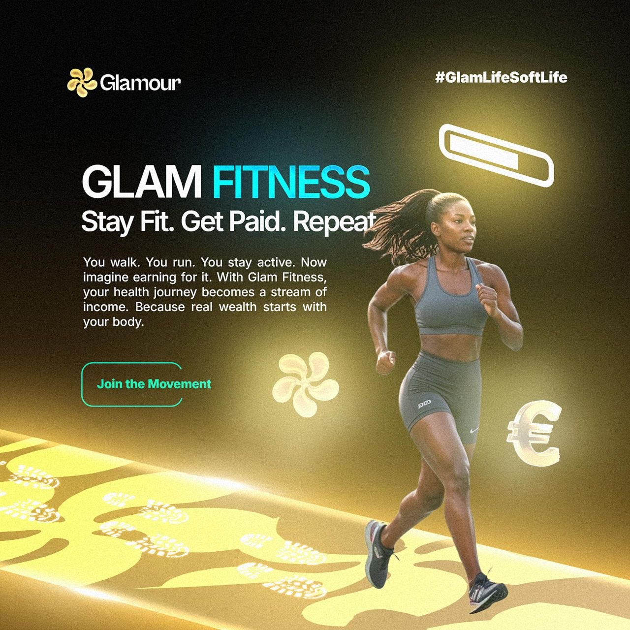 GlamFitness feature on Glamour earning platform Nigeria
