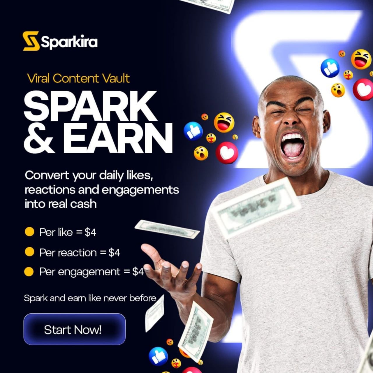 Sparkira earning platform Nigeria viral content vault feature