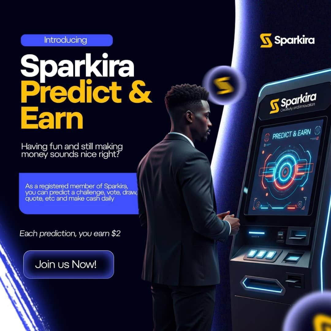 Sparkira earning platform Nigeria predict and earn feature